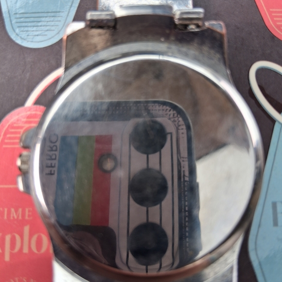 Silver Crystal-Studded Watch - Picture 5 of 5